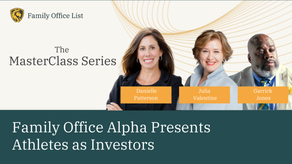 Family Office List MasterClass: Alpha presents Athletes as Investors