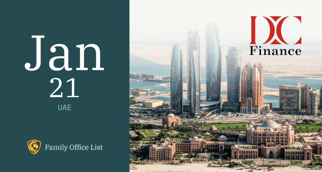 Banner of DC Finance: UAE Family Office Conference