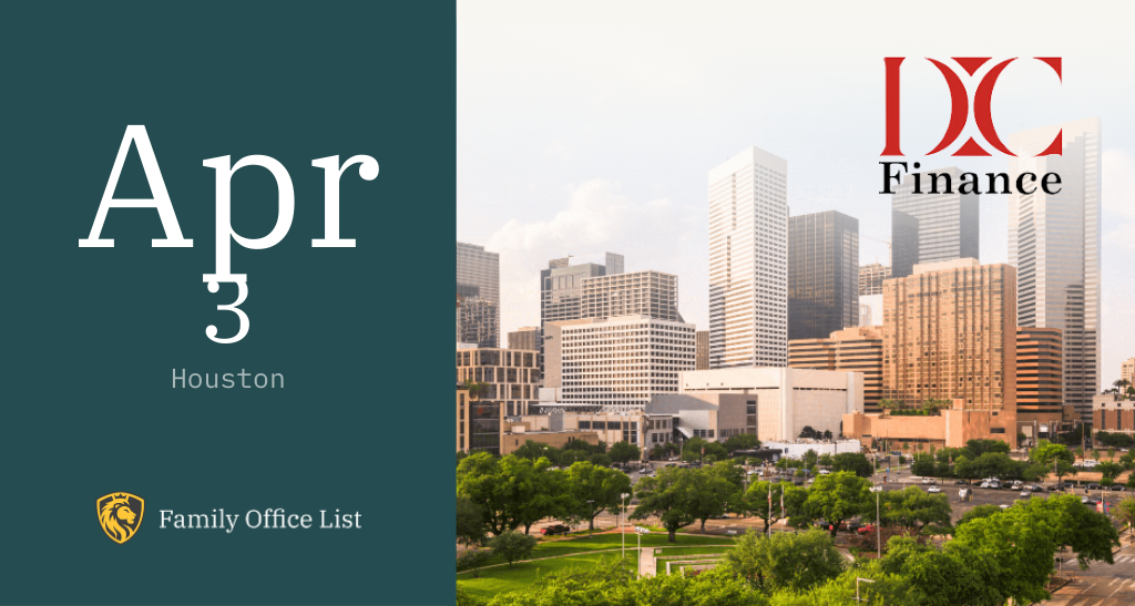 Banner of DC Finance: Houston Family Office Conference