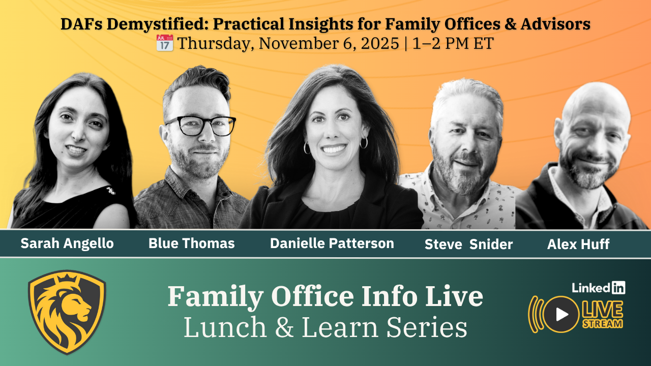 DAFs Demystified: Insights for Family Offices & Advisors