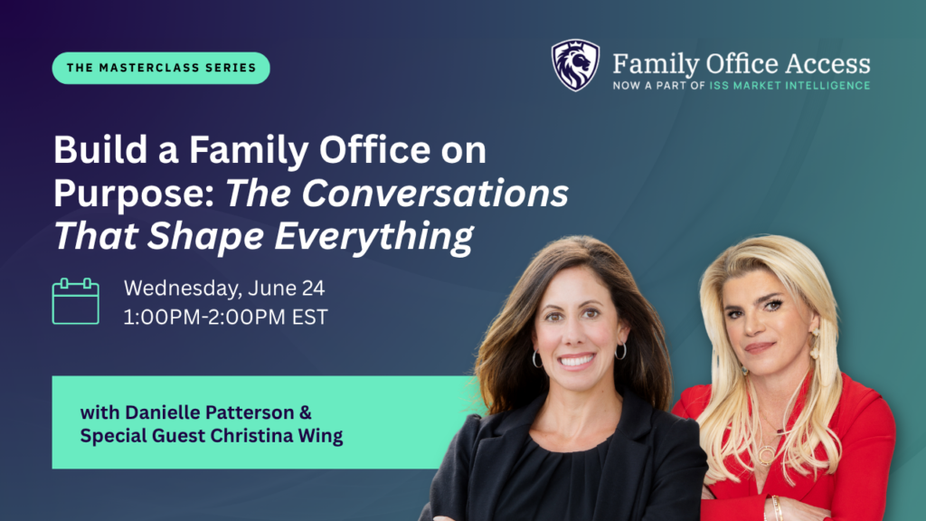 Building a Family Office: Conversations That Shape Everything