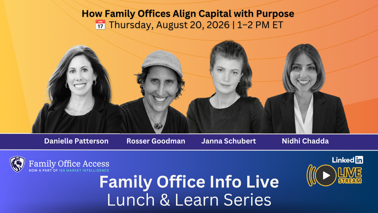 How Family Offices Align Capital with Purpose